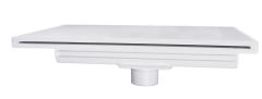 36" WATERFALL (BTM PORT) 1'' LIP / WHITE - 25576-320-000