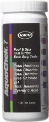 HACH AQUACHECK 7-IN-1TEST STRIPS - 551236
